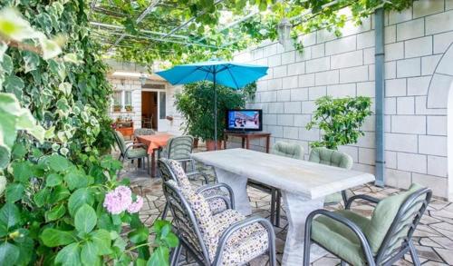 Zahrada ubytování Apartments Husanovic