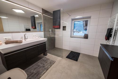 Kúpeľňa v ubytovaní Mayerl's Kaiserappartement