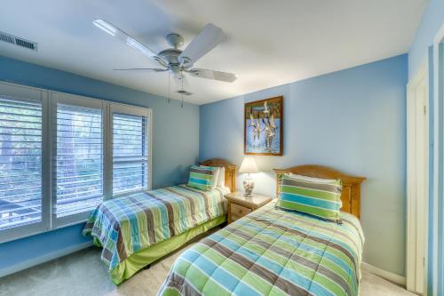 Katil atau katil-katil dalam bilik di 12 Inlet Cove Cottage