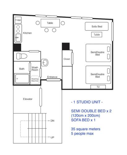 a floor plan of a house at NM21 Liz Osaka Castle in Osaka