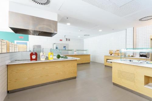 Køkken eller tekøkken på Residencia Universitaria Resa Campus Málaga