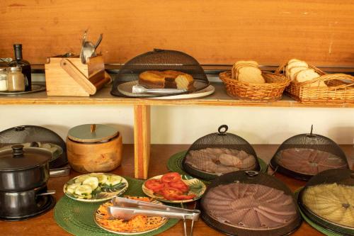 Jídlo v hostelu nebo okolí