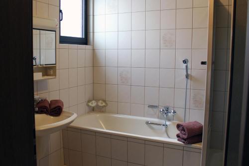 Koupelna v ubytování Haus Hesseberg