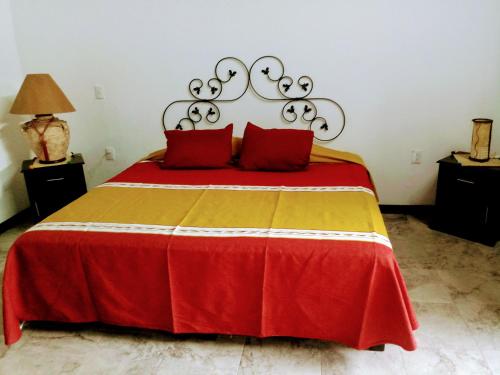 Cama o camas de una habitación en Casa Shalom