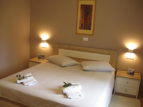 Posteľ alebo postele v izbe v ubytovaní Ane Apartment