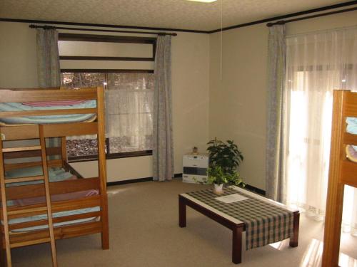Двухъярусная кровать или двухъярусные кровати в номере Lodge Stack Point
