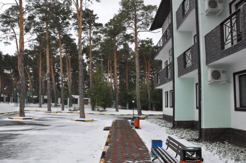 Hotel Kokshebel durante o inverno