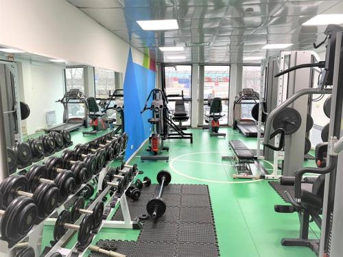 Fitnesscentret og/eller fitnessfaciliteterne på Yunost Hotel