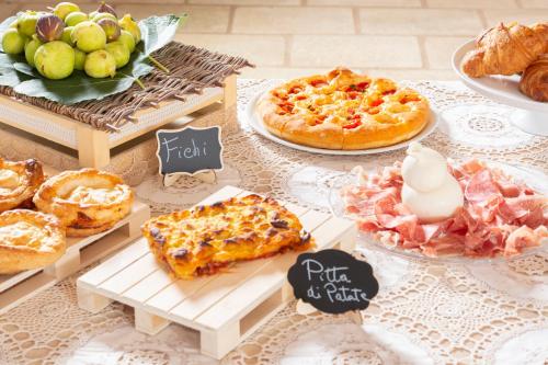 ファームステイの敷地内または近くでの食事または食べ物