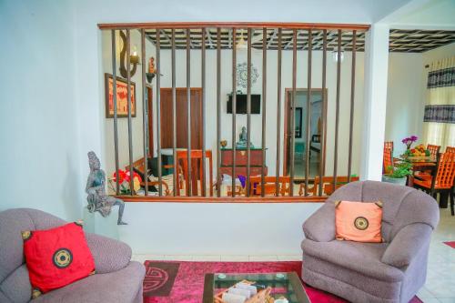 Zona de estar de VILLA No34 HIKKADUWA