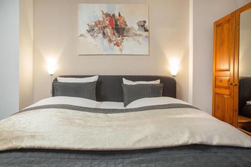 Un ou plusieurs lits dans un hébergement de l'établissement Hotel Nordig free parking