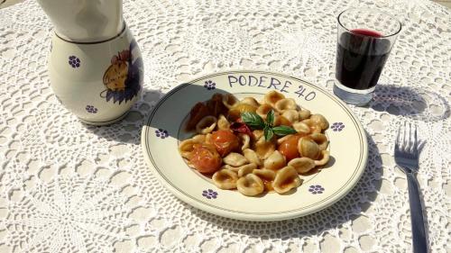 ファームステイの敷地内または近くでの食事または食べ物