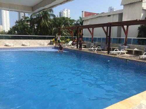 Der Swimmingpool an oder in der Nähe von 1C5 APARTAMENTO EN CARTAGENA CON BALCON Y VISTA AL MAR, AIRE ACONDICIONADO Y WIFi