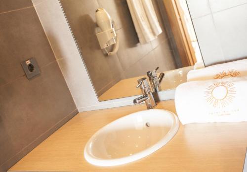 Koupelna v ubytování Hotel Da Luz