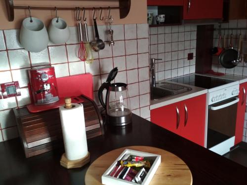 Een keuken of kitchenette bij Studio apartman Vuković