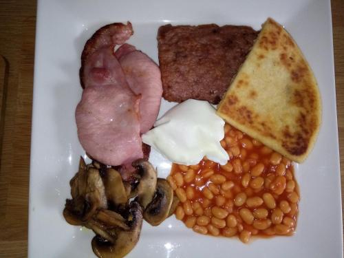 Mad på bed and breakfast-stedet eller i nærheden