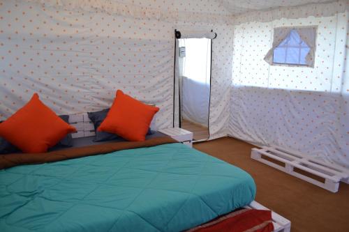 Voodi või voodid majutusasutuse SnowDrop eco resort toas