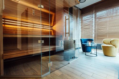 Posezení v ubytování Focus Hotel Premium Kraków