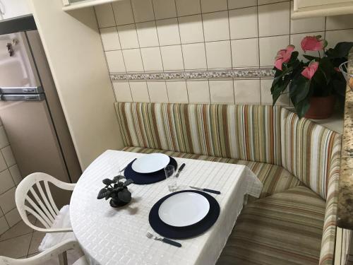Ruang duduk di Aconchego próximo à Oktoberfest Blumenau