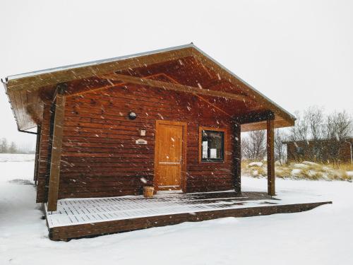 Hestasport Cottages v zimě