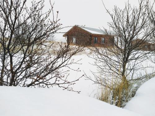 Hestasport Cottages v zimě