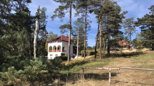 a house in a field with trees at Vila ANA in Divčibare