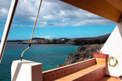 a view of the ocean from a boat at Looking the VIEWS - 214 in Costa Del Silencio