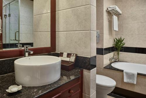 Koupelna v ubytování Phnom Penh Katari Hotel