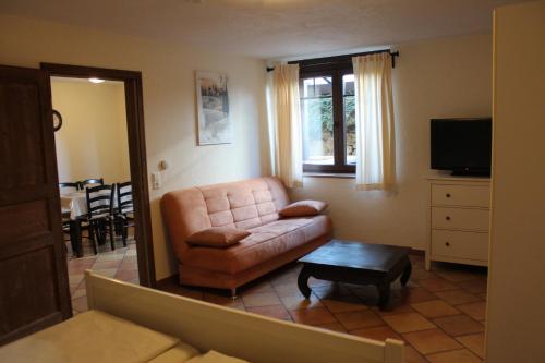 TV a/nebo společenská místnost v ubytování Pension Vanii, Apartments
