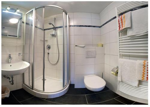 Kúpeľňa v ubytovaní Ferienwohnung Bacher