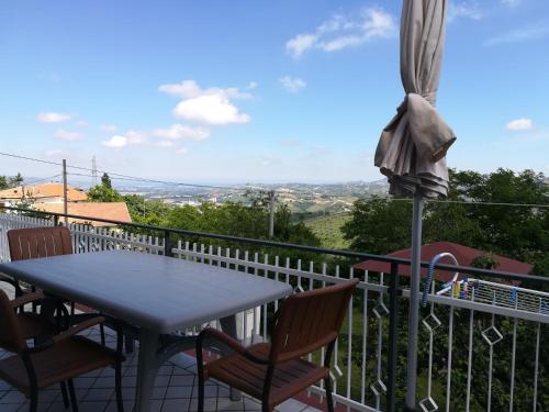 A balcony or terrace at Monteverde rural relax