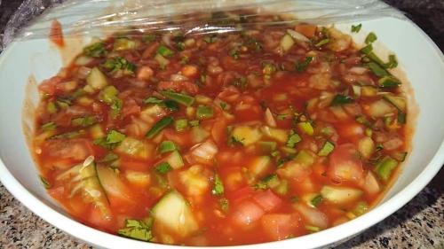 Cibo presso il campeggio di lusso o nelle vicinanze
