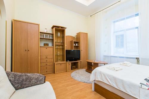 Μια τηλεόραση ή/και κέντρο ψυχαγωγίας στο Біля Дзиги сучасна квартира на вулиці Вірменській 35