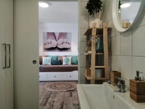 A bathroom at Estudio Pies de Arena