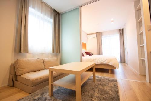 Posezení v ubytování Apartment Hotel Tenjin TUMUGU / Vacation STAY 62183