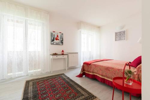 Posteľ alebo postele v izbe v ubytovaní appartamento Firenze Careggi