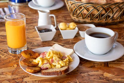 Frühstücksoptionen für Gäste der Unterkunft Fundo Hassinger