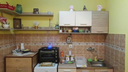 Dapur atau dapur kecil di Apartman Fenix