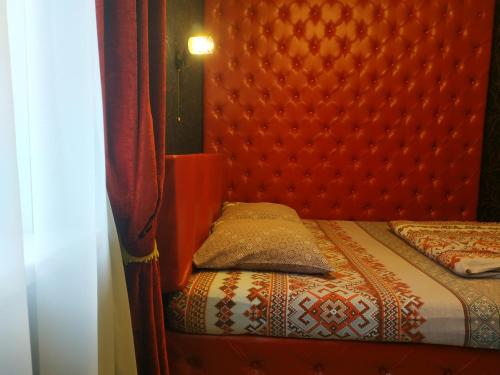 Giường trong phòng chung tại Arabica