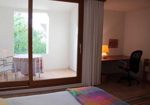 Ένα ή περισσότερα κρεβάτια σε δωμάτιο στο Paradix holiday apartment - gîte 2, 2 pers