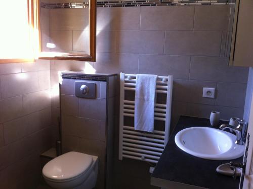 Koupelna v ubytování Domaine Casa Andria