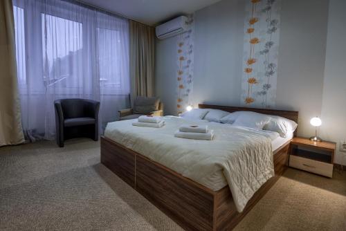 Cama o camas de una habitación en Penzión Sport