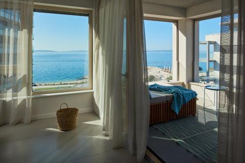 Posteľ alebo postele v izbe v ubytovaní Eol Apartments Split