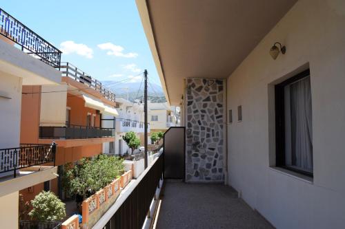A balcony or terrace at Esperia Home Style Pension