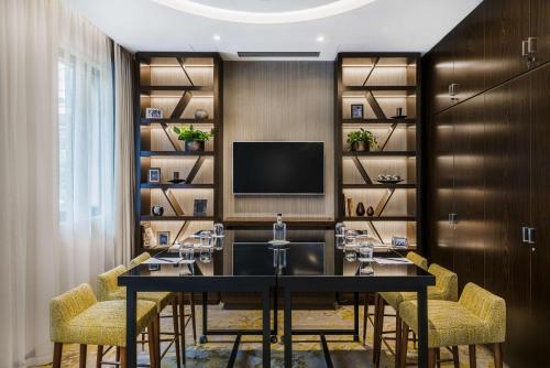 Posezení v ubytování Radisson Blu Béke Hotel, Budapest