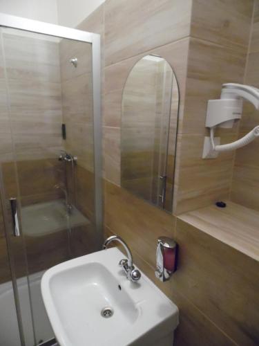 Koupelna v ubytování Hostel DV Morski - z prywatnymi łazienkami