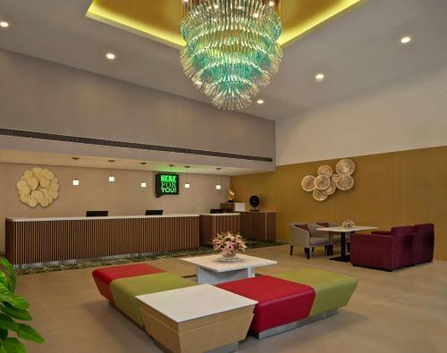 Posezení v ubytování Park Inn By Radisson Amritsar Airport