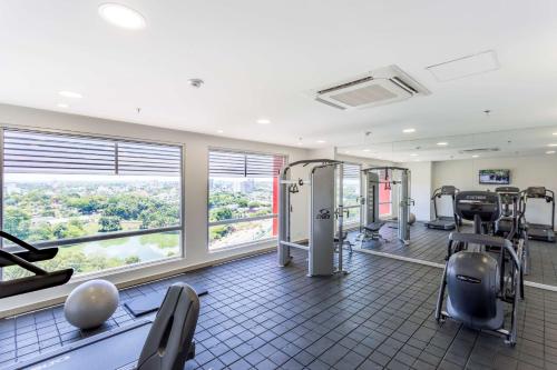 Fitness centrum a/nebo fitness zařízení v ubytování GHL Style Barrancabermeja
