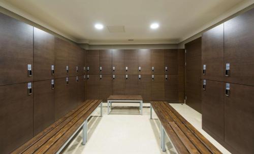 a row of lockers in a locker room at Radisson Blu Hotel, Ordu in Ordu