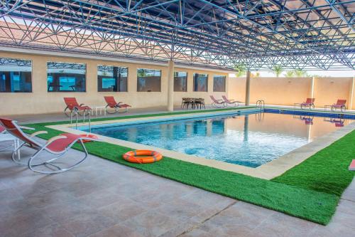 Bazén v ubytování Radisson Blu Resort, Al Khobar Half Moon Bay nebo v jeho okolí